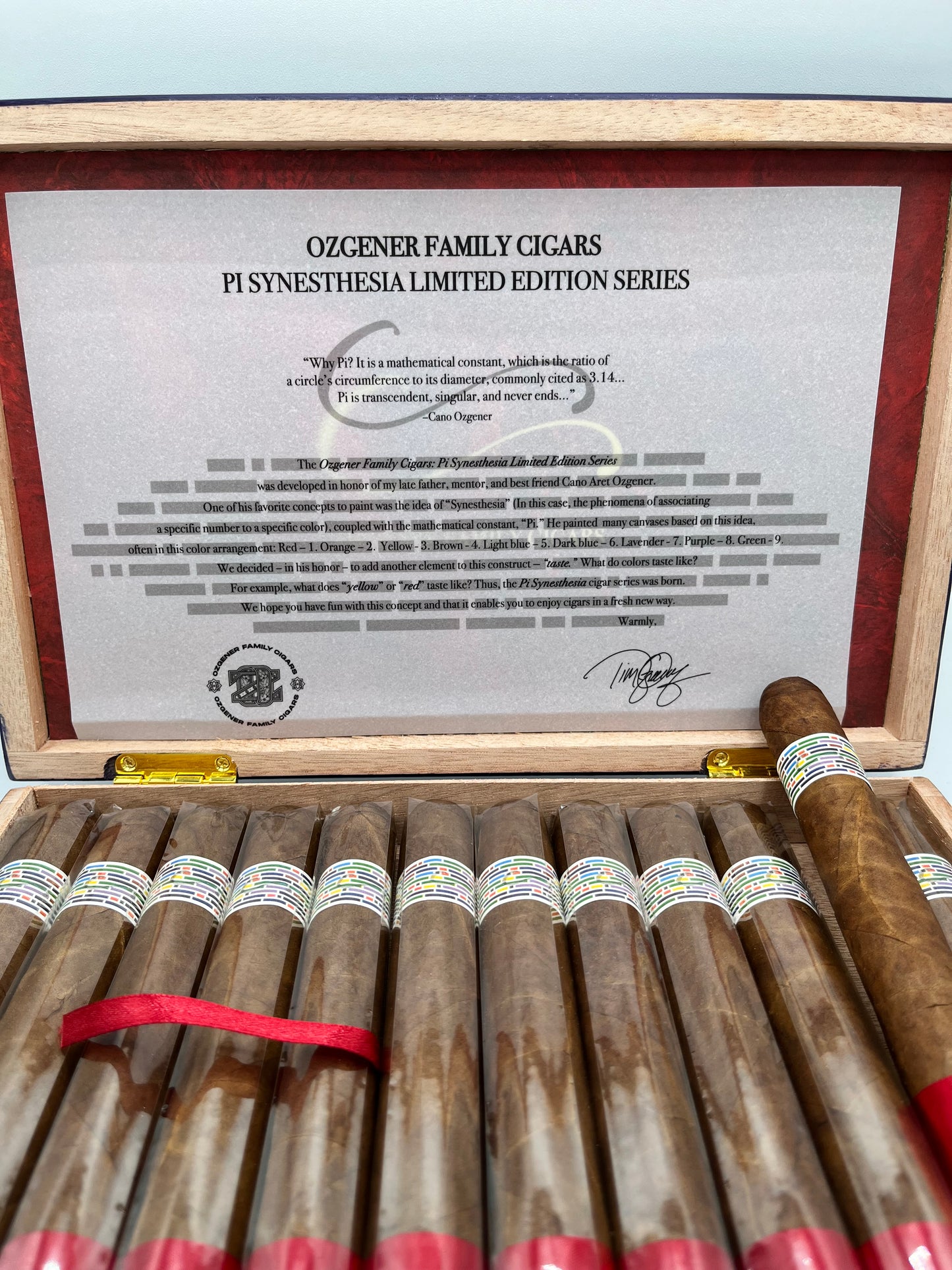 Ozgener Family Cigars PI Synesthesia Red Limited Edition