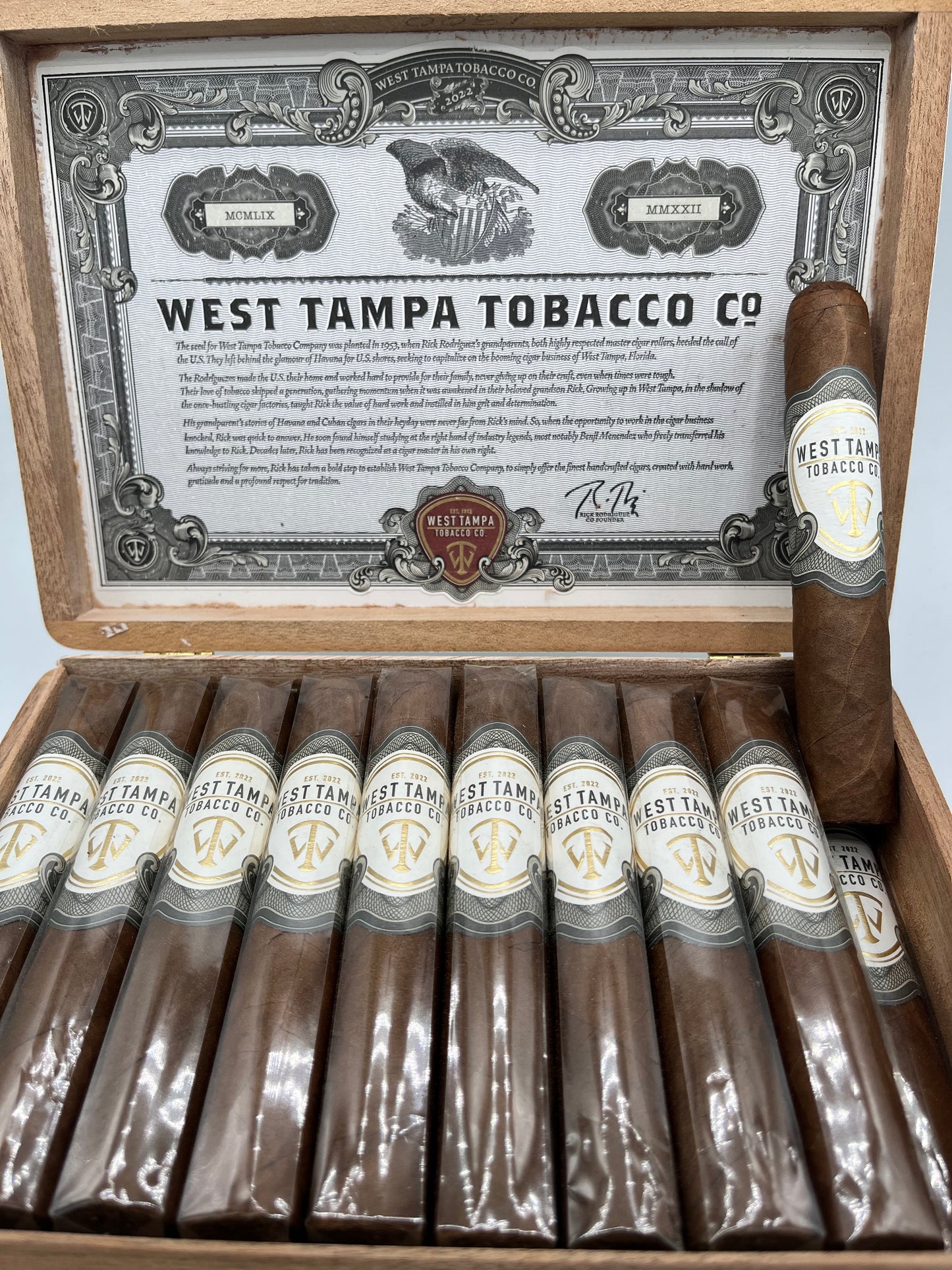 West Tampa Tobacco Company White